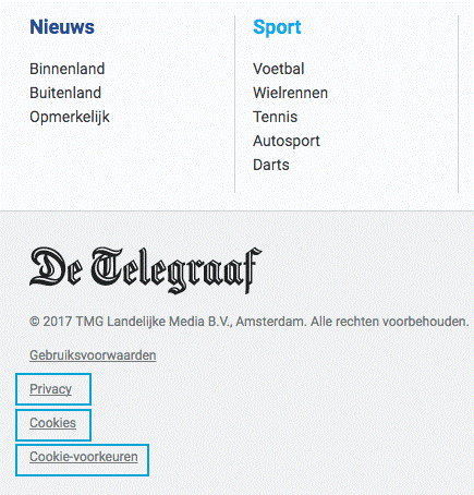 Dutch Telegraaf